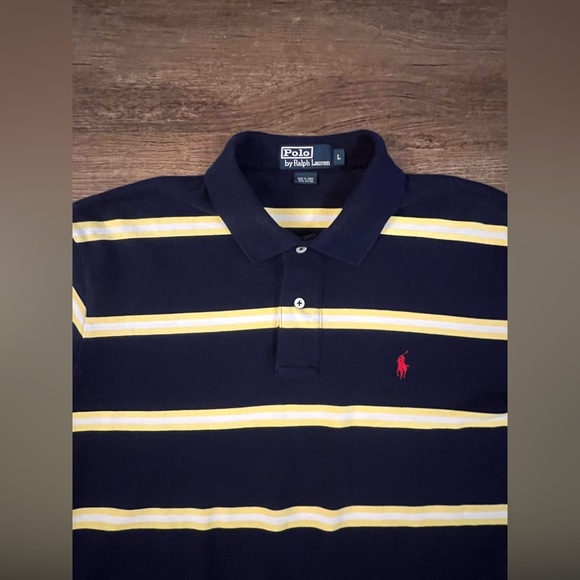 Polo Ralph Lauren Other - VTG Polo Ralph Lauren Shirt Mens L Pony Logo High Low Hem Preppy Y2K 2000s C25